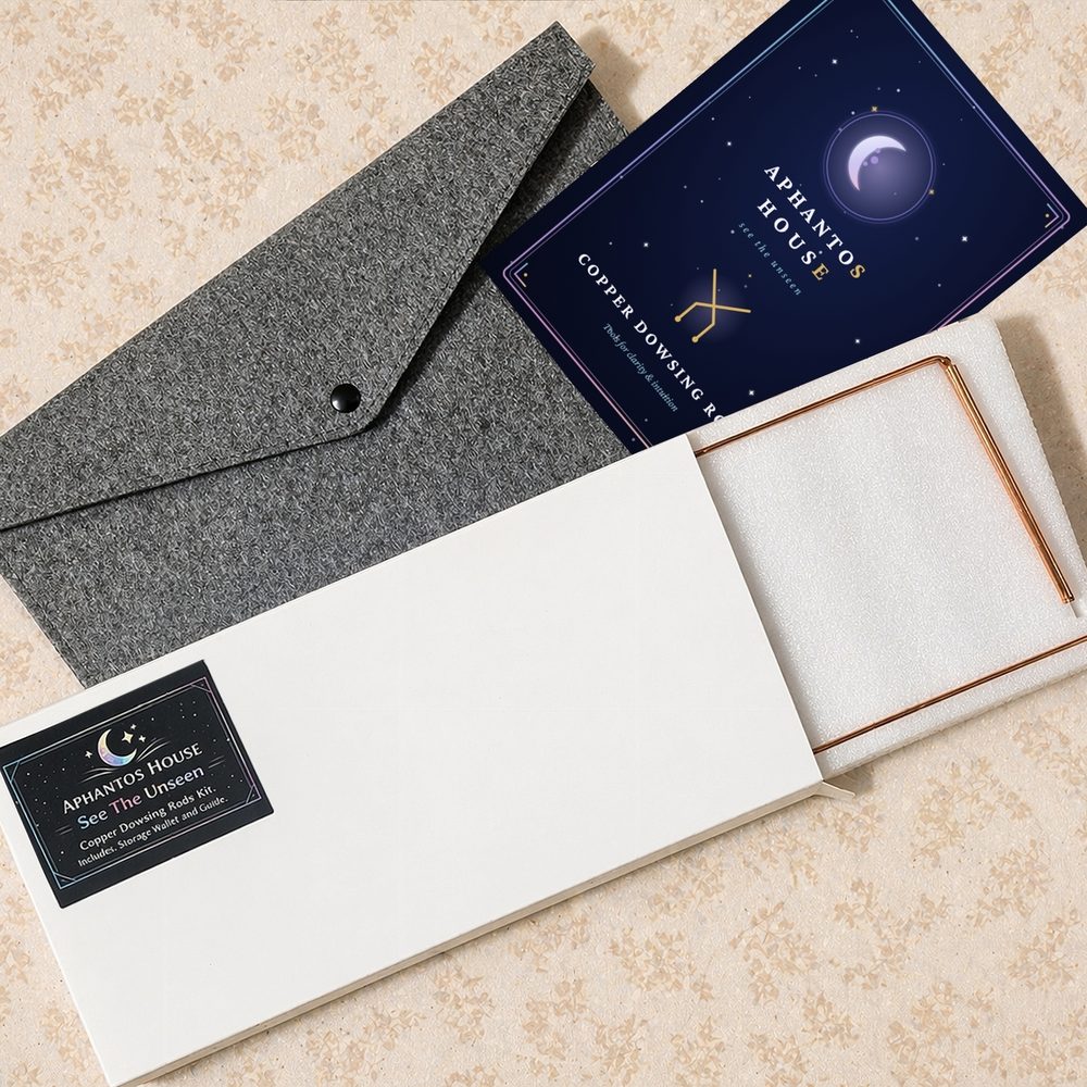 The kit box open, showing the felt storage wallet and brand card